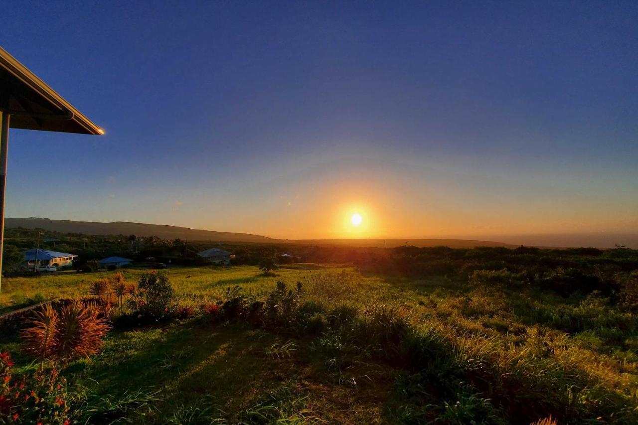 The Aloha Green House Retreat With Ocean Views! Naalehu Ngoại thất bức ảnh