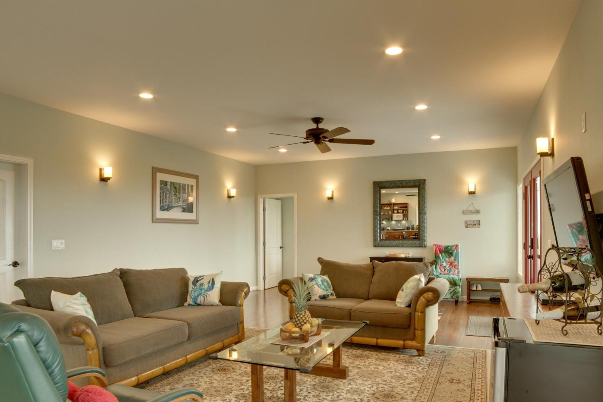The Aloha Green House Retreat With Ocean Views! Naalehu Ngoại thất bức ảnh